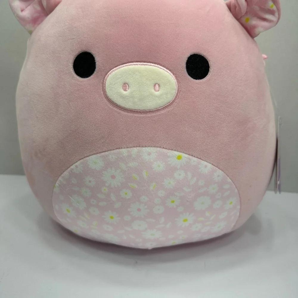 Squillamallow Pink Plush Pig Toy brand new w tags 12”
